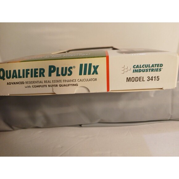 Mortgage Real Estate Calculator, Qualifier Plus IIIx - 3415 Financial Calculator - Picture 11 of 16